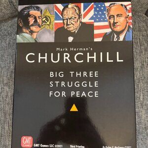 Churchill - Big Three Struggle for Peace (open, unpunched, cards sealed) GMT
